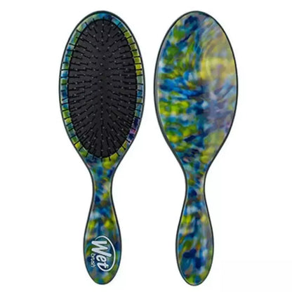 Wet Brush Swirling Stars Original Detangler Electric Lime - ScentiMelti Home Fragrance, Beauty & Gifts UK