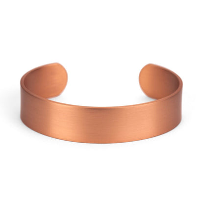 Pure Solid 99.9% Copper Bangle Bracelet Size Large Healing Pain Relief Gift Boxed Natural Opulence ScentiMelti Wax Melts