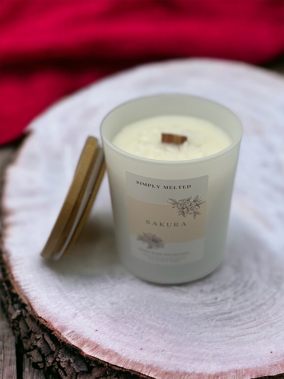 Sakura Candle - ScentiMelti Home Fragrance, Beauty & Gifts UK