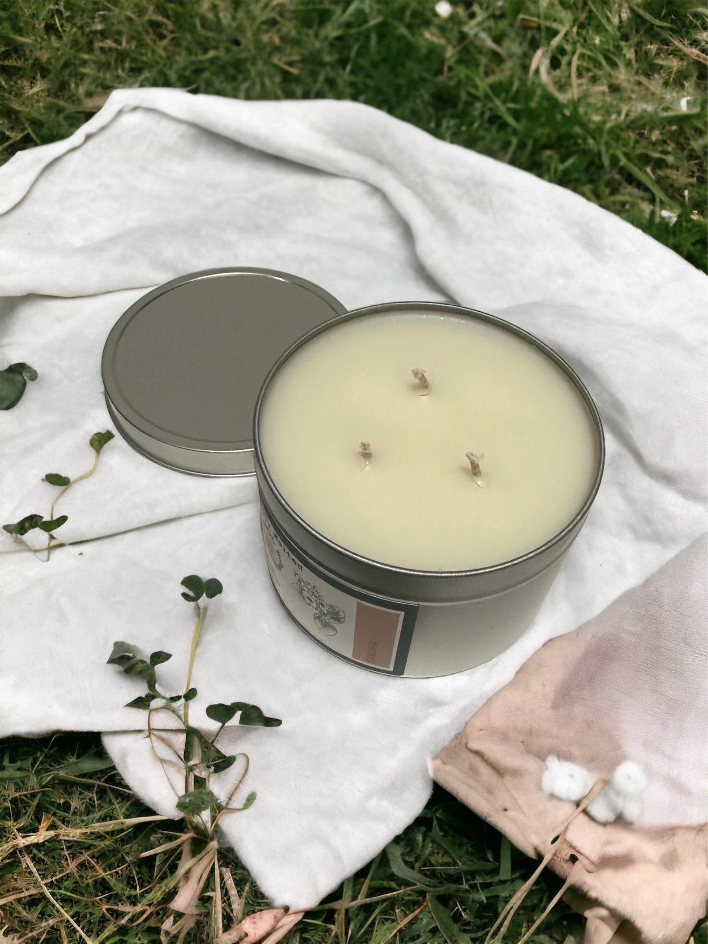 Sakura Three Wick Tin Candle - ScentiMelti Home Fragrance, Beauty & Gifts UK