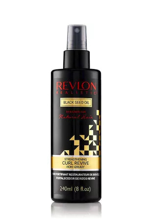 Revlon Realistic Black Seed Oil Strengthening Curl Revive Non-Greasy 240ml NATURESNATURALHAIR.COM ScentiMelti Wax Melts