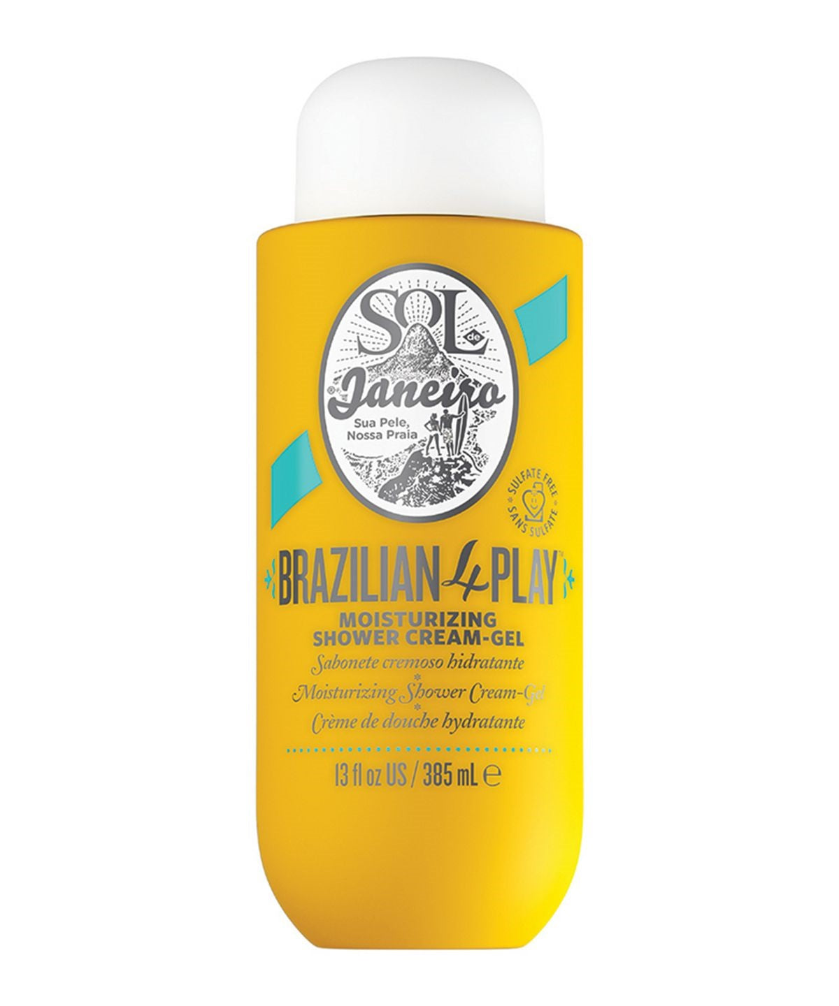 Sol de Janeiro Brazilian 4 Play Moisturizing Shower Cream-Gel 385ml - ScentiMelti Home Fragrance, Beauty & Gifts UK