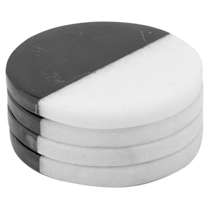 Set Of 4 Handcrafted Marble Coasters Wolf & Wilde ScentiMelti Wax Melts