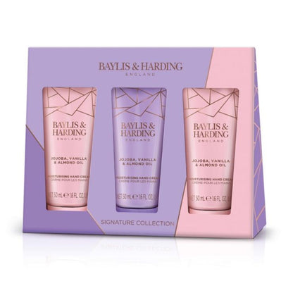 Baylis & Harding Jojoba, Vanilla & Almond Oil Luxury Hand Treats Gift Set - Vegan Friendly - ScentiMelti Home Fragrance, Beauty & Gifts UK