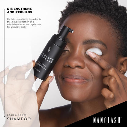 Nanolash Lash & Brow Shampoo 50 ml - cleansing shampoo for eyelashes and eyebrows, eyelash foam, eyelash extension cleanser Beauty Goddess ScentiMelti Wax Melts