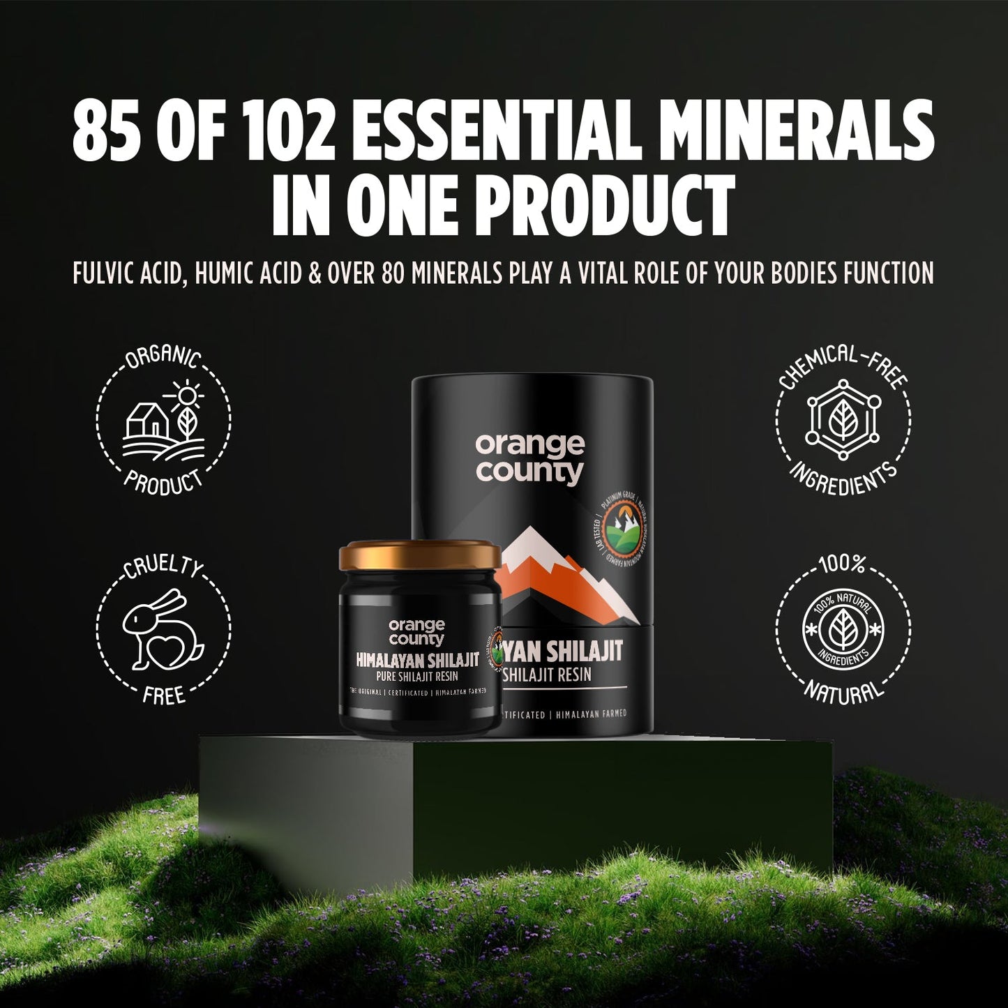 100% Pure Himalayan Shilajit - 50g (400mg per serving) - ScentiMelti  100% Pure Himalayan Shilajit - 50g (400mg per serving)