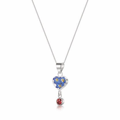 Shrieking Violet's Handmade Birthstone Necklaces: Nature's Beauty in Sterling Silver - ScentiMelti Home Fragrance, Beauty & Gifts UK