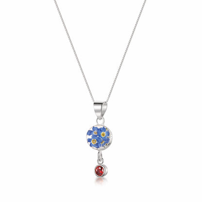 Shrieking Violet's Handmade Birthstone Necklaces: Nature's Beauty in Sterling Silver - ScentiMelti Home Fragrance, Beauty & Gifts UK