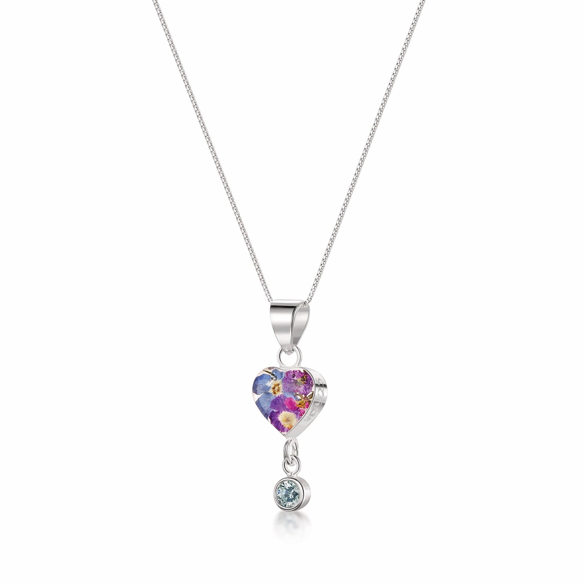 Shrieking Violet's Handmade Birthstone Necklaces: Nature's Beauty in Sterling Silver - ScentiMelti Home Fragrance, Beauty & Gifts UK