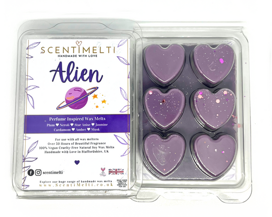 Alien Heart Clamshell Pack 75g - ScentiMelti  Alien Heart Clamshell Pack 75g