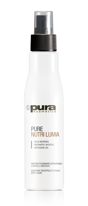 Pura Kosmetica Pure Nutri Lumia Instant Restructuring Spray for Dry Hair, 150ml - ScentiMelti Home Fragrance, Beauty & Gifts UK