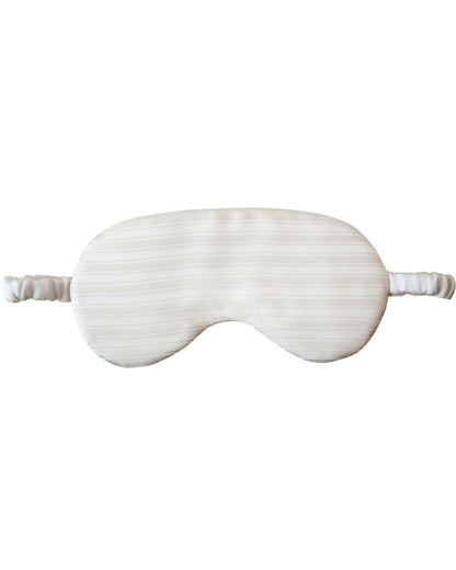 Silk Sleep Mask In Pearl White - ScentiMelti Home Fragrance, Beauty & Gifts UK