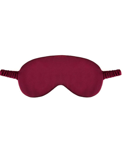 Silk Sleep Mask In Burgundy - ScentiMelti Home Fragrance, Beauty & Gifts UK