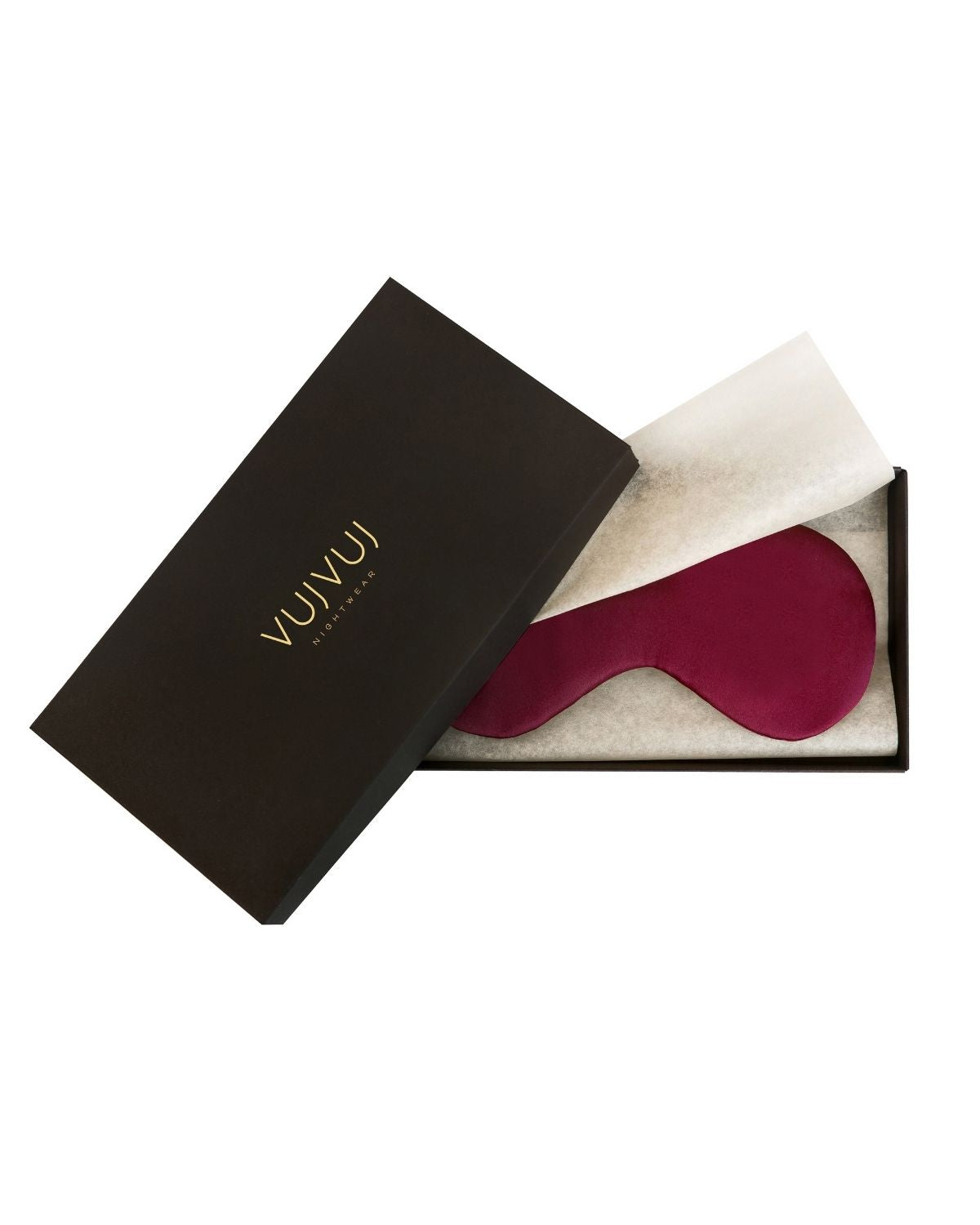 Silk Sleep Mask In Burgundy - ScentiMelti Home Fragrance, Beauty & Gifts UK