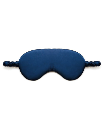 Silk Sleep Mask In Inky Blue - ScentiMelti Home Fragrance, Beauty & Gifts UK