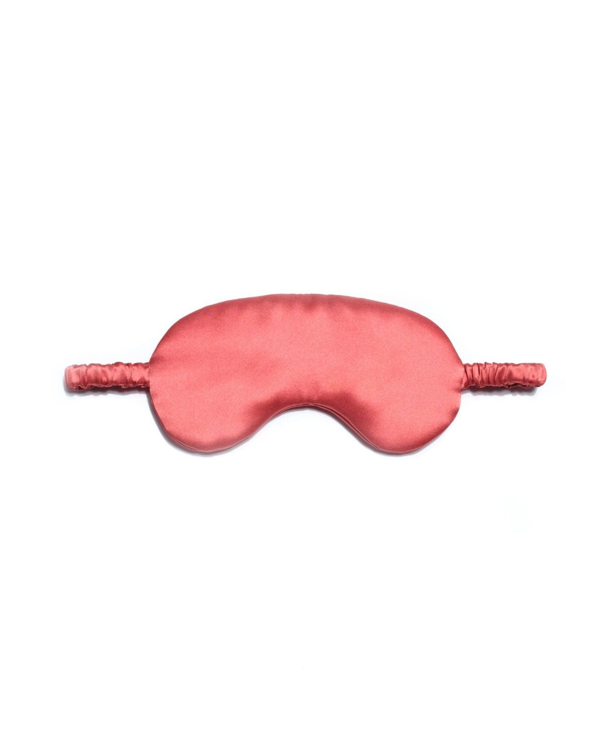 Silk Sleep Mask In Coral - ScentiMelti Home Fragrance, Beauty & Gifts UK