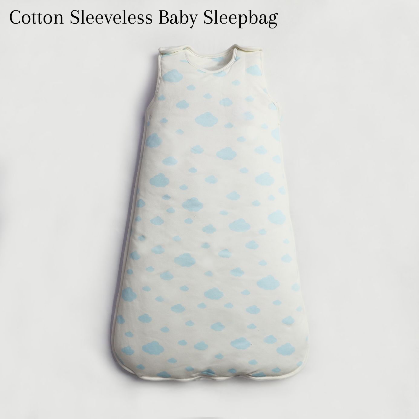 Light Blue Clouds Baby Sleeping Bag Cotton Passion UK ScentiMelti Wax Melts