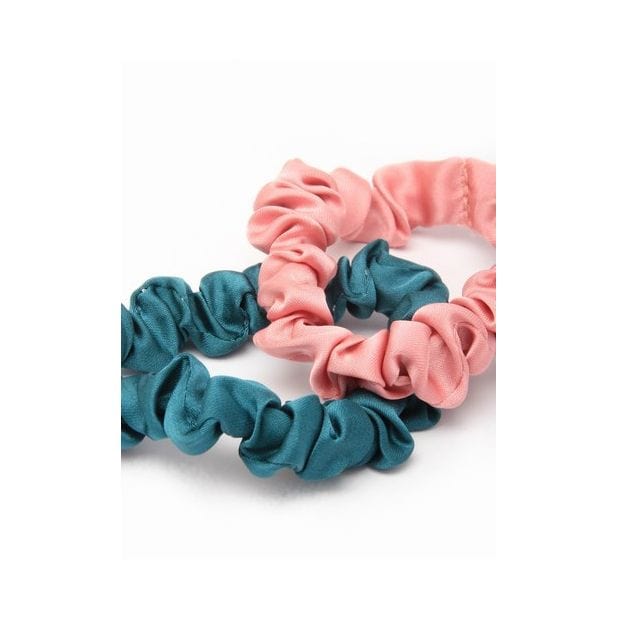 Small - Vegan silk fabric scrunchies Assorted Colours - ScentiMelti Home Fragrance, Beauty & Gifts UK