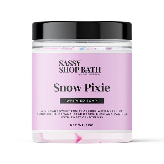 Sassy Shop Bath Whipped Soap - Snow Pixie - ScentiMelti Home Fragrance, Beauty & Gifts UK