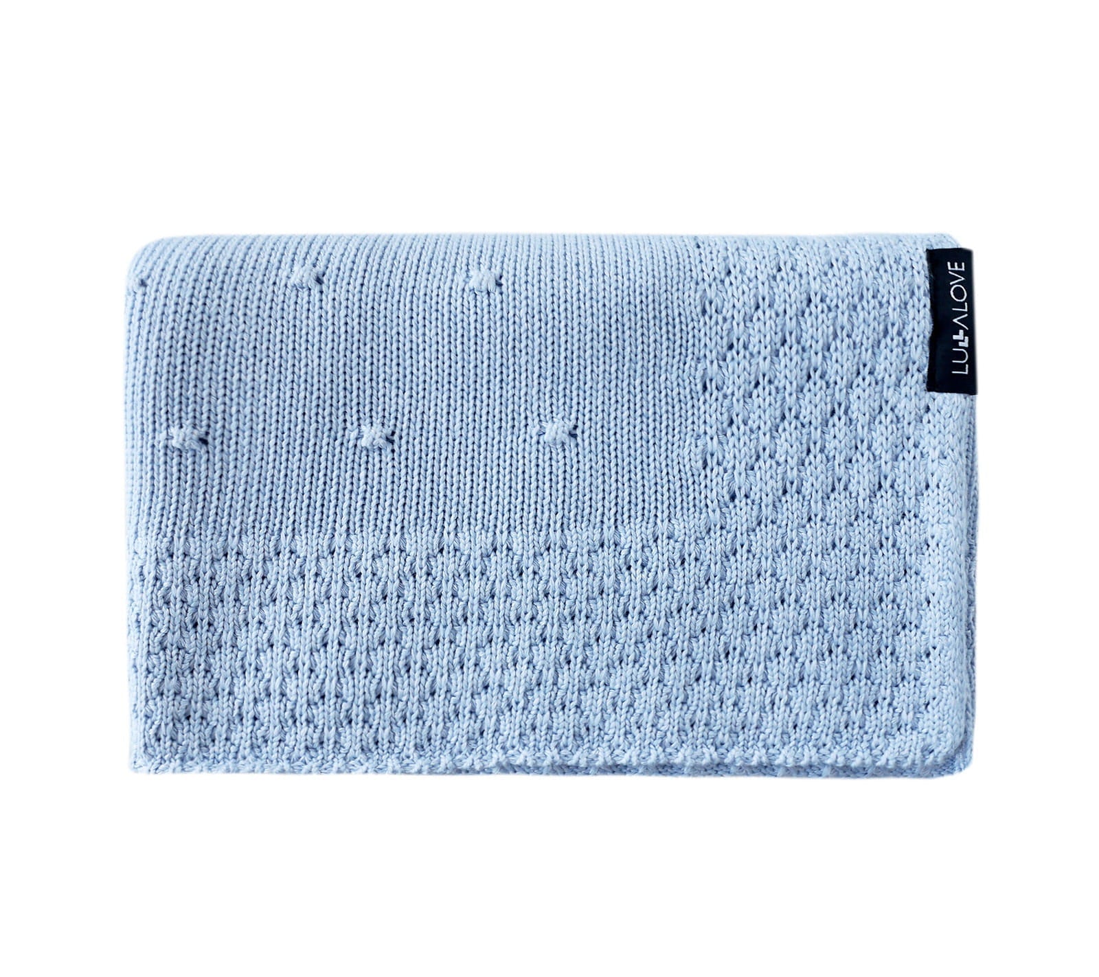 Soft All Season Bamboo Baby Blanket "Popcorn" - Blue - ScentiMelti Home Fragrance, Beauty & Gifts UK