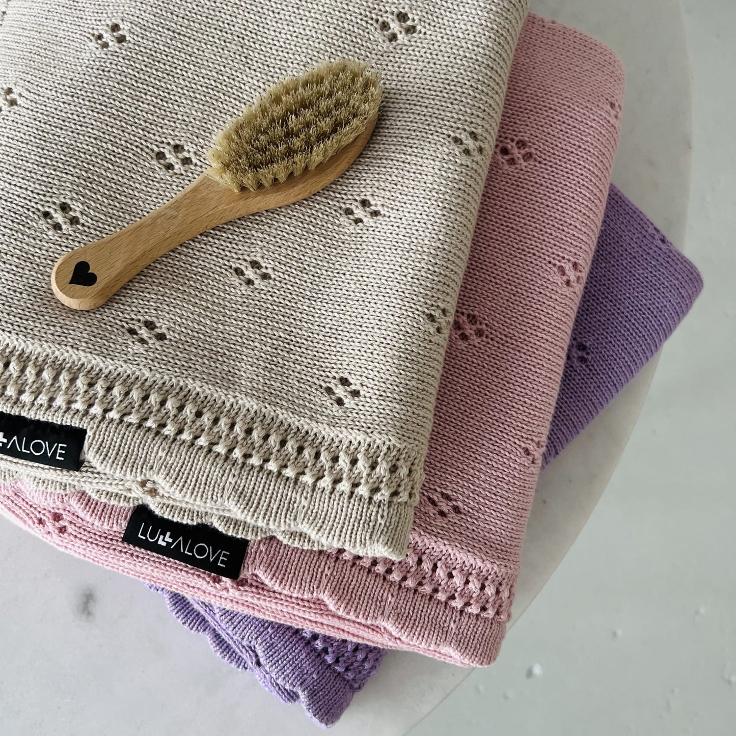 Soft cellular bamboo baby blanket - Lavender - Daisy - ScentiMelti Home Fragrance, Beauty & Gifts UK