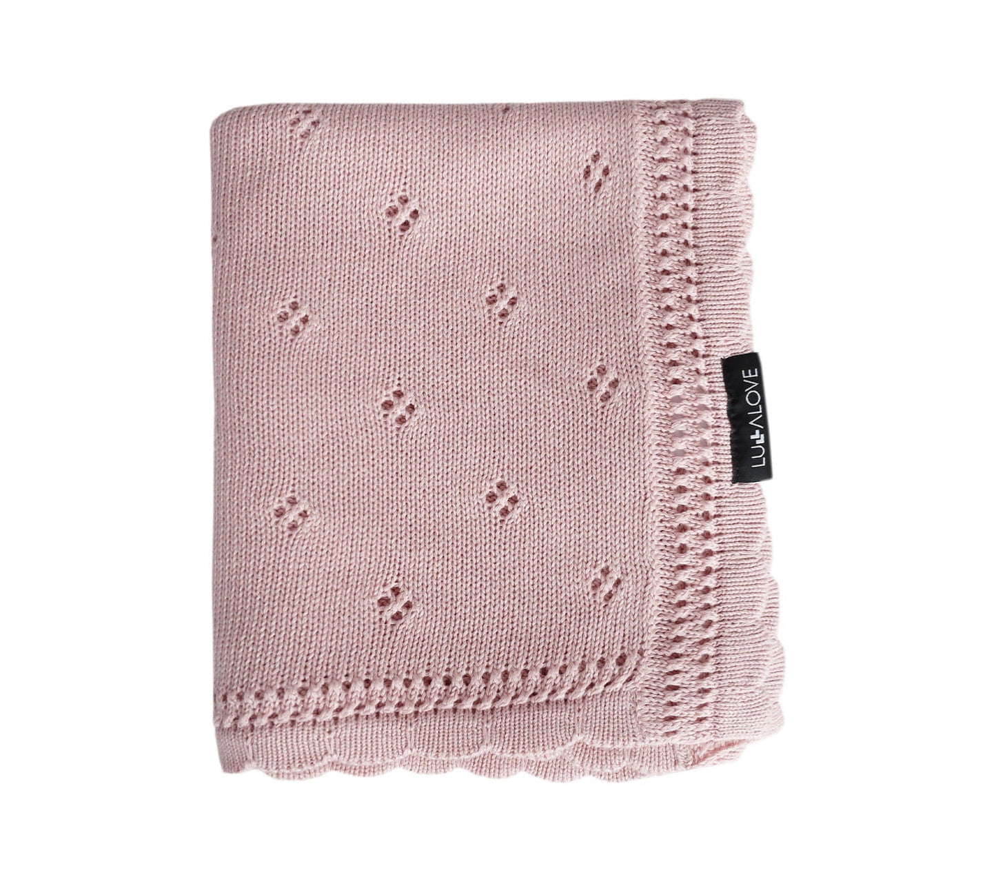 Soft cellular bamboo baby blanket - Powder Pink - Daisy - ScentiMelti Home Fragrance, Beauty & Gifts UK