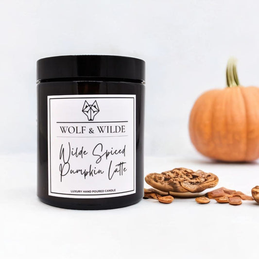 Spiced Pumpkin Latte Luxury Halloween | Autumn Scented Candle