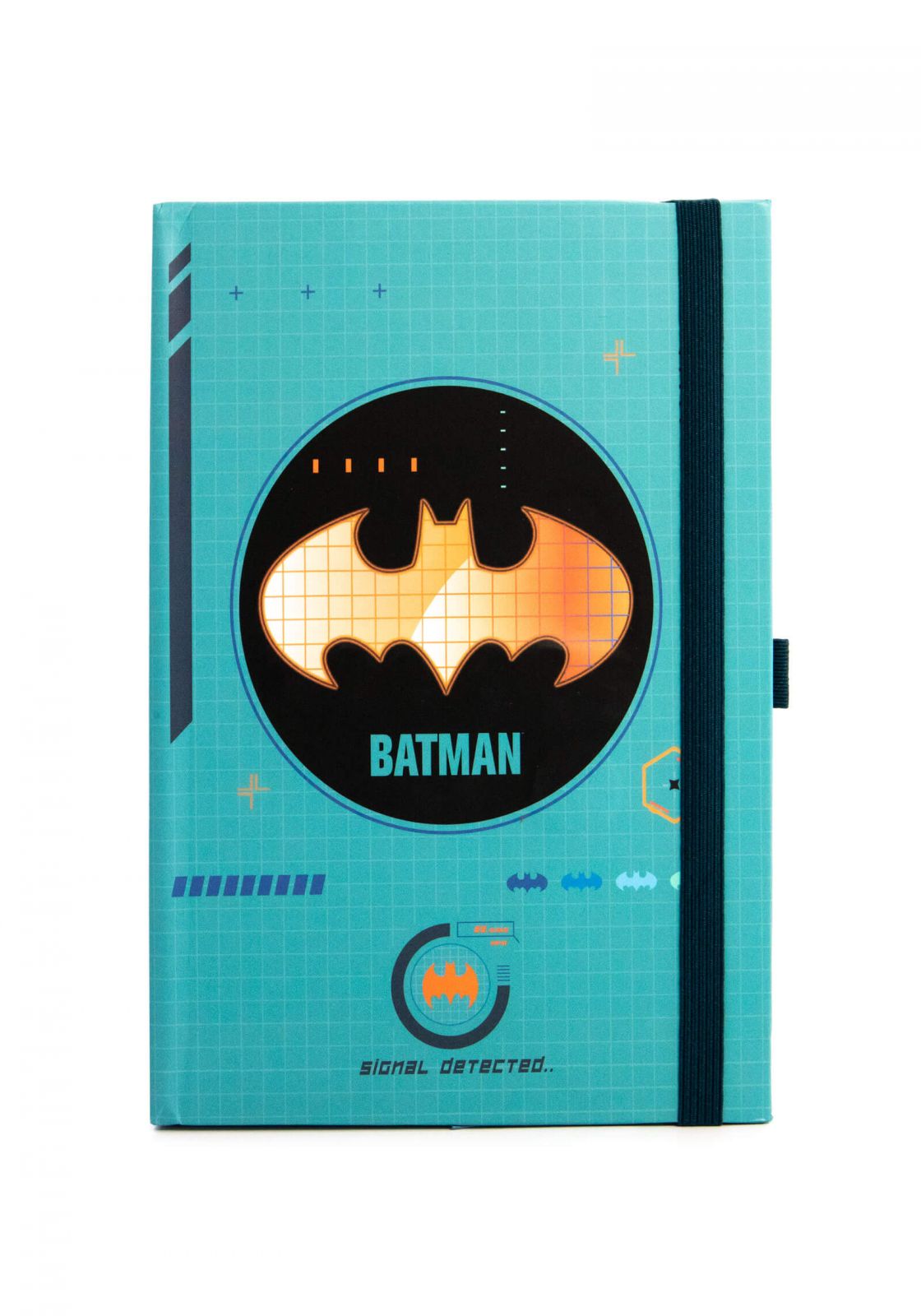 DC Comics Batman Bat Tech lined A5 hardcover Journal Animated Movie Notebook 210x141 mm - ScentiMelti Home Fragrance, Beauty & Gifts UK