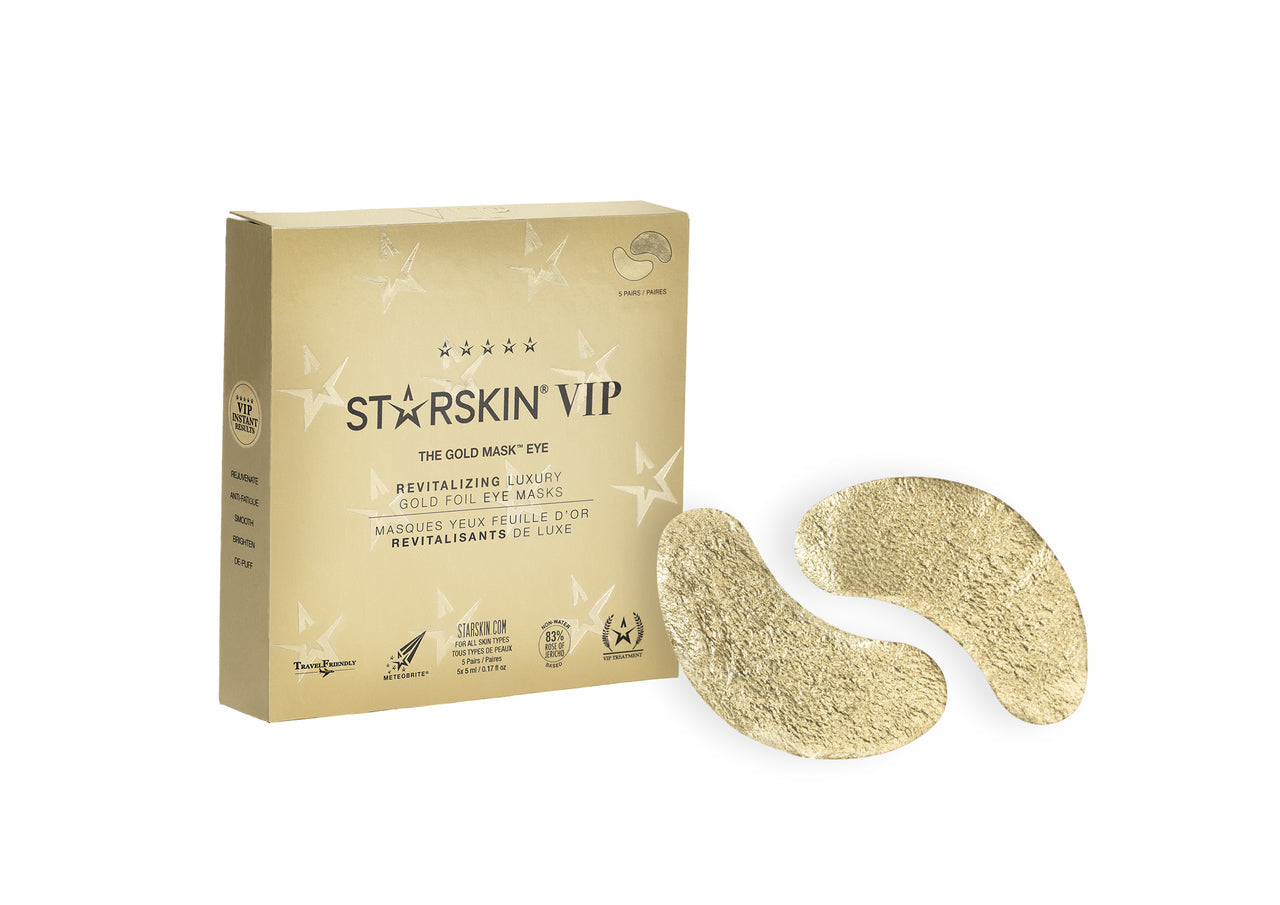 STARSKIN VIP THE GOLD MASK™ Eye Mask, Revitalizing Luxury Gold Foil Eye Mask