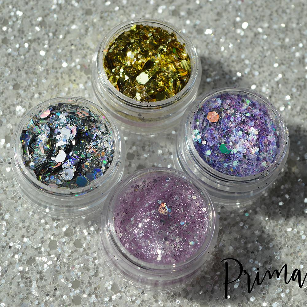 Prima Makeup Unicorn Poop Chunky Loose Glitter Stacker Beauty Goddess ScentiMelti Wax Melts