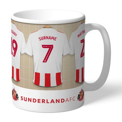 Personalised Sunderland Athletic Fotball Club Dressing Room Mug Gifts Finder ScentiMelti Wax Melts