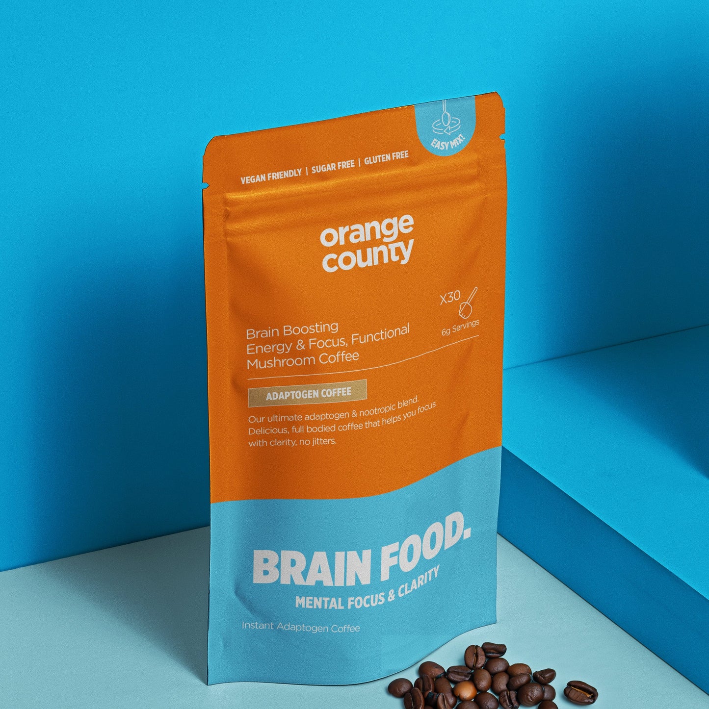 BRAIN FOOD. Focus Coffee | 200g & Free Mixer! - ScentiMelti Home Fragrance, Beauty & Gifts UK