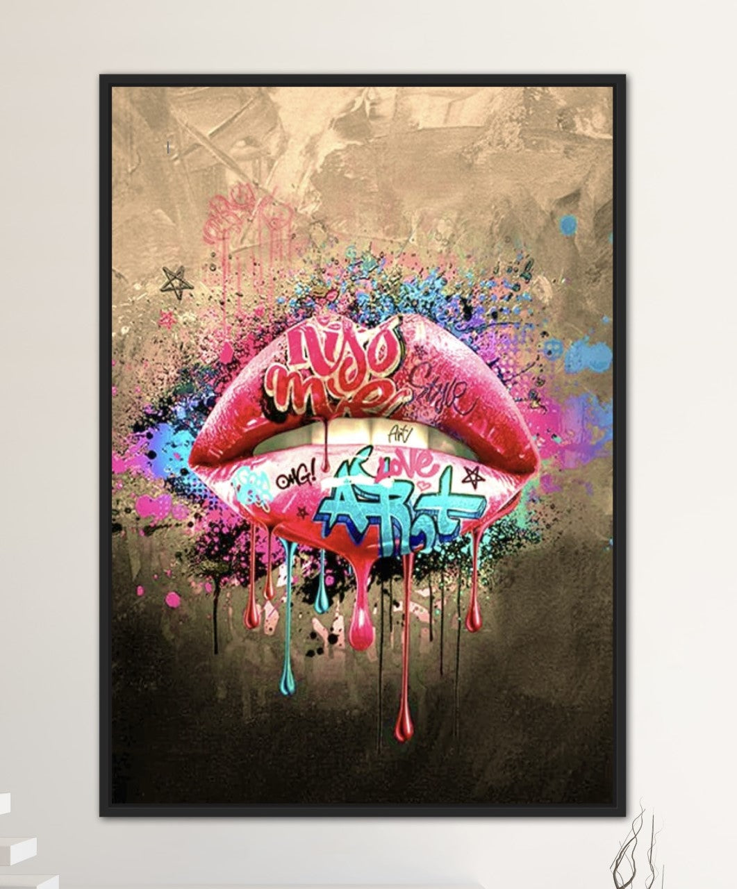 Graffiti Lips, Pink Billies Inks ScentiMelti Wax Melts