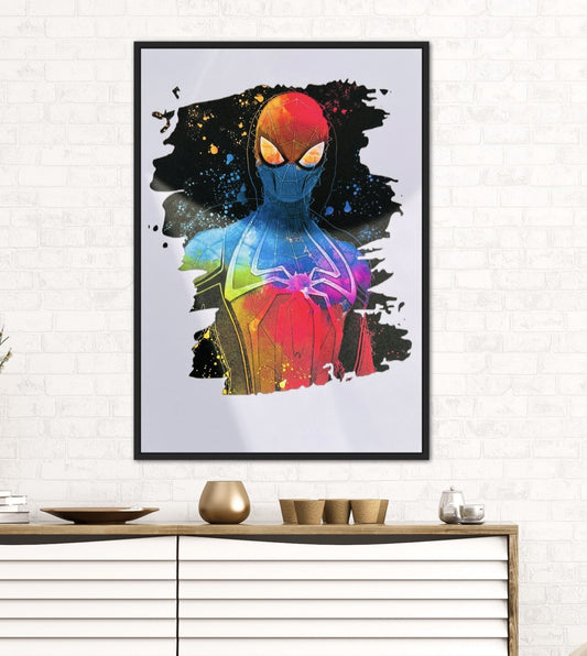 Colourful Spider-Man Print Billies Inks ScentiMelti Wax Melts