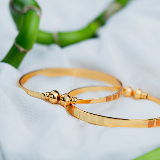 Brass Enamel Orange Flat Indian Lightweight Ethnic Stacking Wedding Cuff Bangle The Colourful Aura ScentiMelti Wax Melts