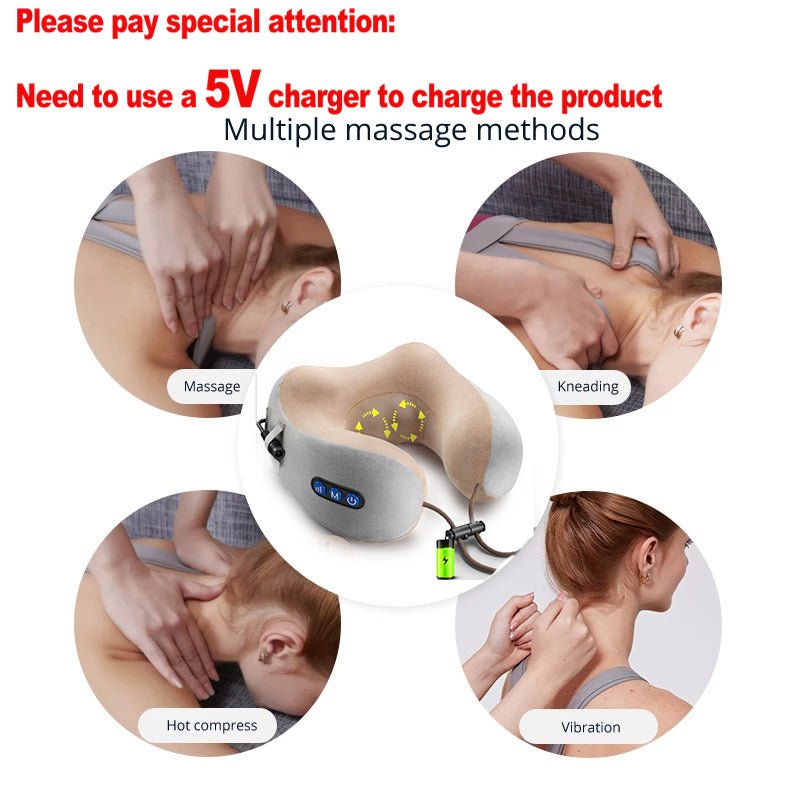 U-Shaped Portable Electric Neck Massager Pillow Icespheric ScentiMelti Wax Melts