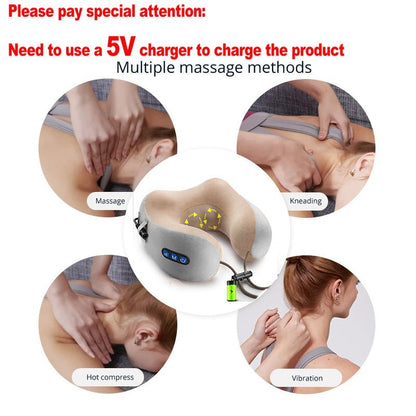 U-Shaped Portable Electric Neck Massager Pillow Icespheric ScentiMelti Wax Melts