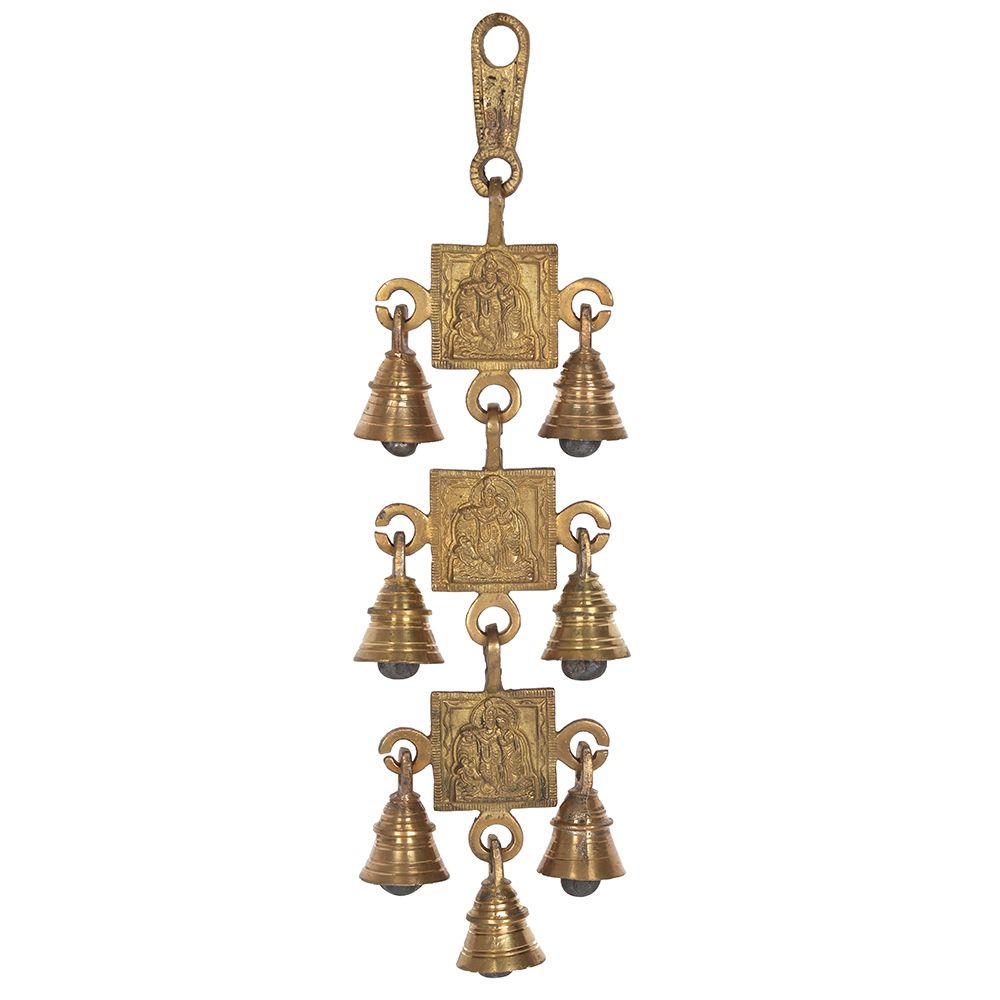 Large Hanging Brass Altar Bells - ScentiMelti Home Fragrance, Beauty & Gifts UK