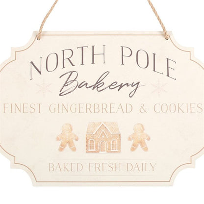 North Pole Bakery Hanging Sign - ScentiMelti  North Pole Bakery Hanging Sign