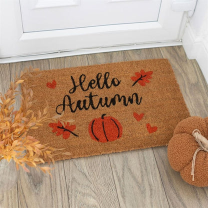 Natural Hello Autumn Doormat - ScentiMelti Home Fragrance, Beauty & Gifts UK