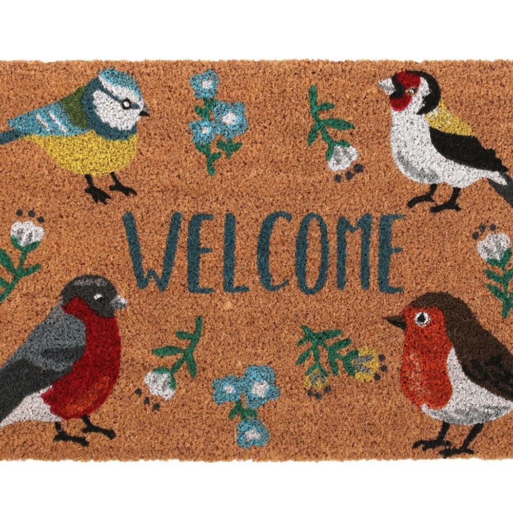 Natural British Garden Birds Doormat - ScentiMelti Home Fragrance, Beauty & Gifts UK