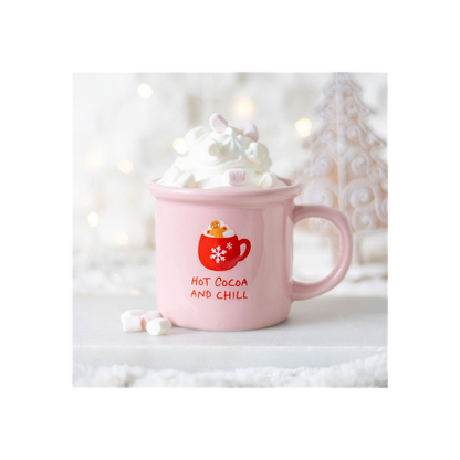 Pink Hot Cocoa and Chill Mug - ScentiMelti  Pink Hot Cocoa and Chill Mug