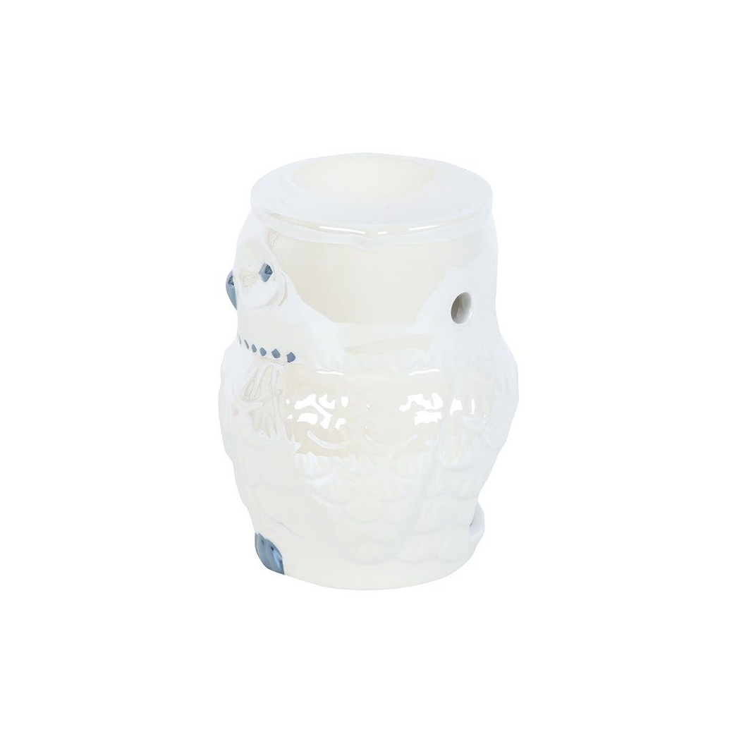 Owl Shaped Iridescent Oil Burner and Wax Warmer - ScentiMelti Home Fragrance, Beauty & Gifts UK