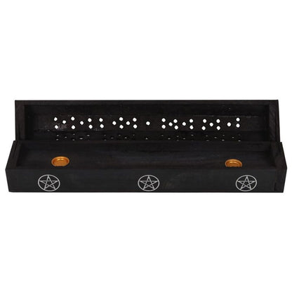 Pentagram Wooden Black Pepper Incense Box Set - ScentiMelti  Pentagram Wooden Black Pepper Incense Box Set