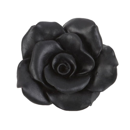 Black Rose Resin Incense Stick Holder - ScentiMelti  Black Rose Resin Incense Stick Holder