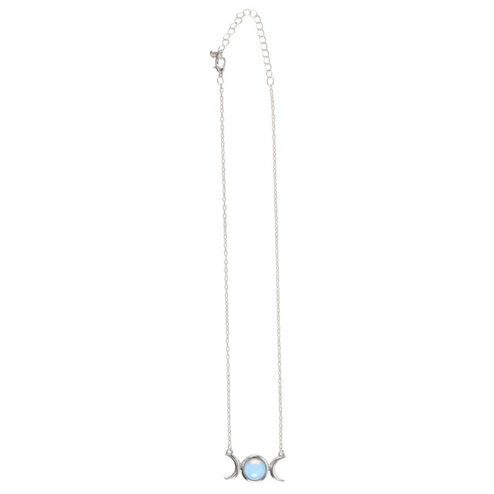 Opalite Triple Moon Necklace Card - ScentiMelti  Opalite Triple Moon Necklace Card