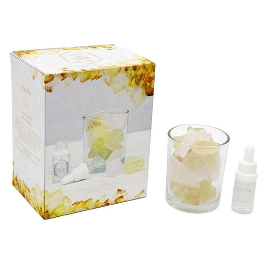 280g Yellow Citrine Crystal Oil Diffuser - ScentiMelti  280g Yellow Citrine Crystal Oil Diffuser