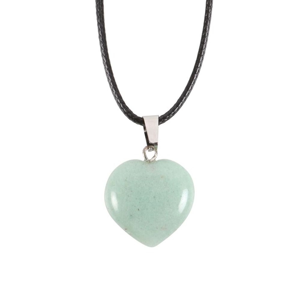 Green Adventurine Healing Crystal Heart Necklace - ScentiMelti  Green Adventurine Healing Crystal Heart Necklace