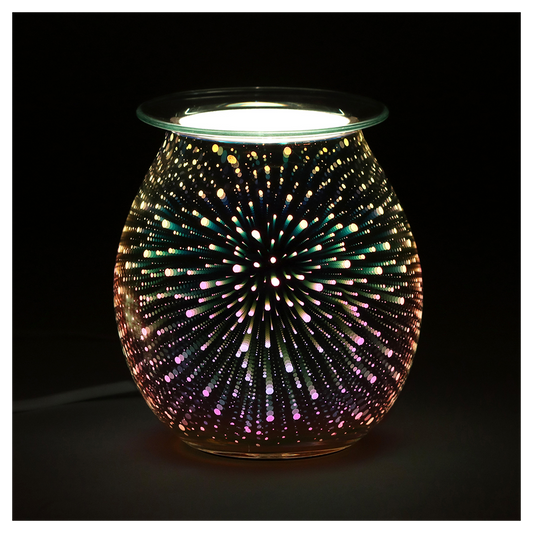 3D Star Effect Light Up Electric Oil Burner - ScentiMelti  3D Star Effect Light Up Electric Oil Burner