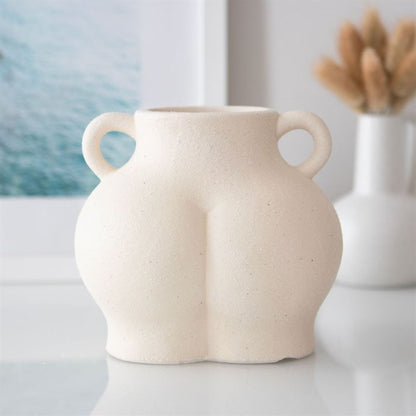 Cream Speckle Bum Plant Pot - ScentiMelti  Cream Speckle Bum Plant Pot